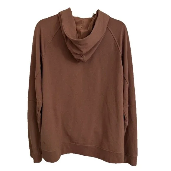 Lululemon Sweatshirt Mens Large Brown City Sweat Hoodie Pullover Sweater LM3AUPS Sweaters